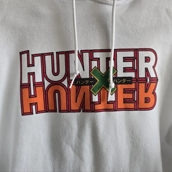 Hunter X Hunter Anime White Logo Hoodie Small - Picture 3 of 14